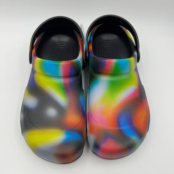 CROCS At Work Multicolor Bistro Graphic Clog Slip Resistant M8/W10 - Picture 4 of 10